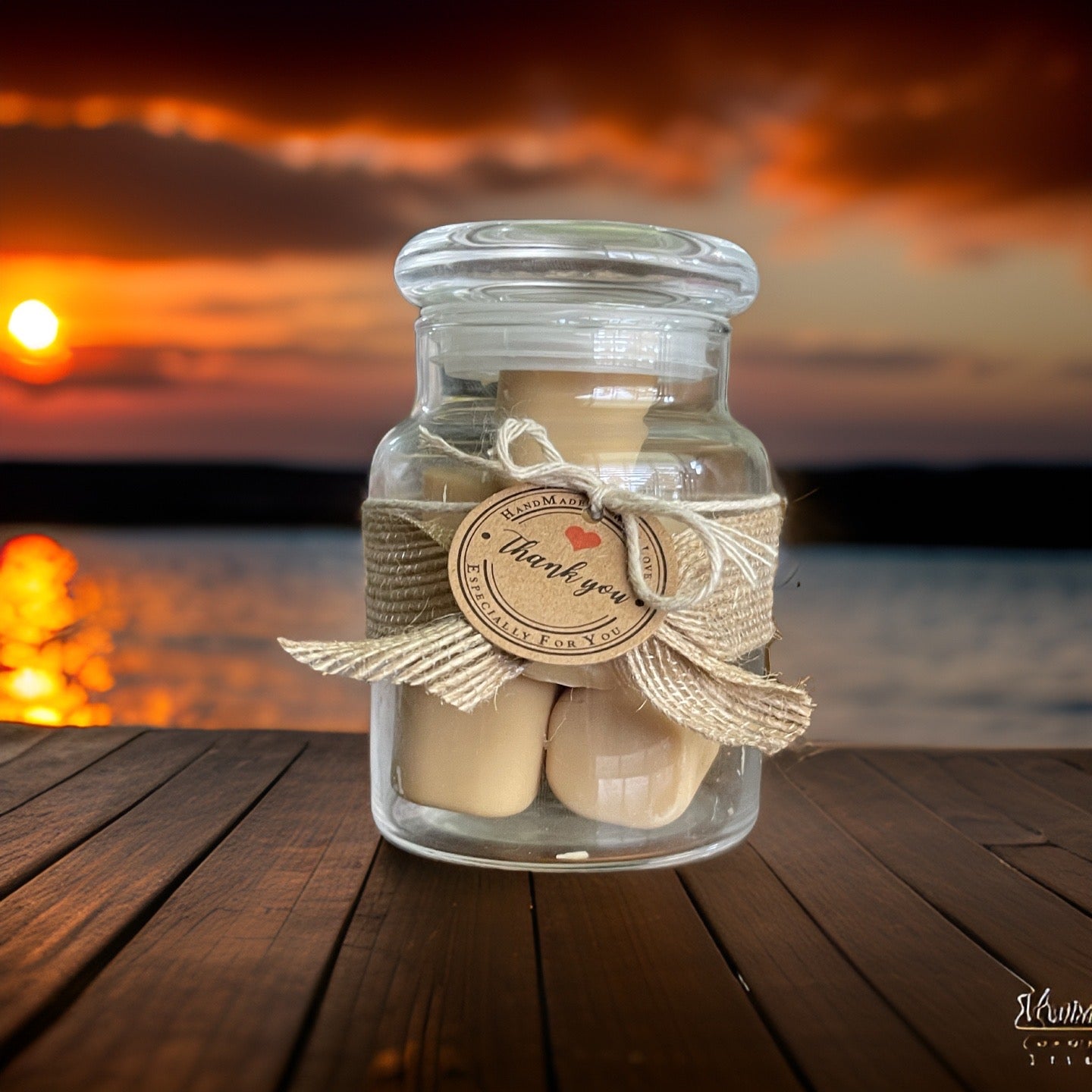 Jar of Cinnamon Donut Tart Melts