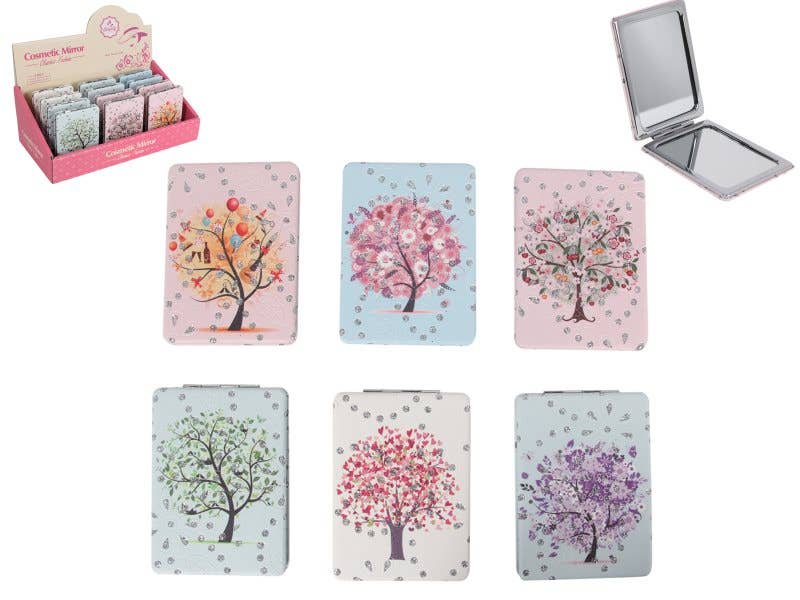 9x6cm Compact Mirror - Tree of Life