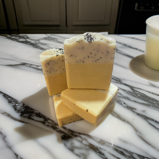 Lemon Poppyseed Vegan Bar Soap