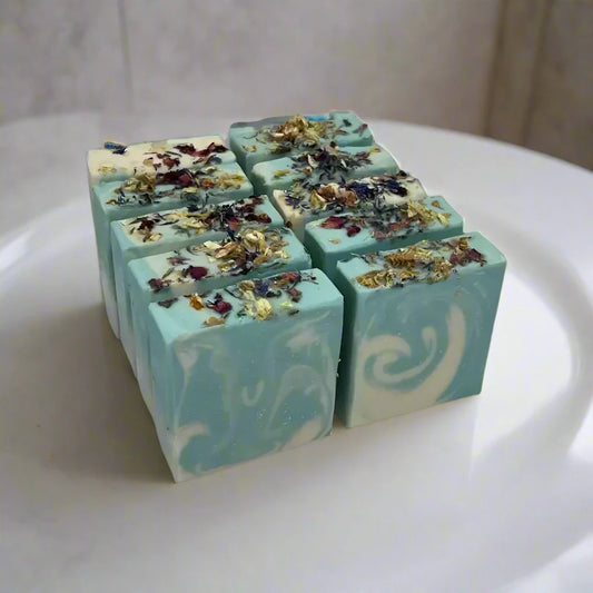 Blue Bouquet Goats Milk Soap